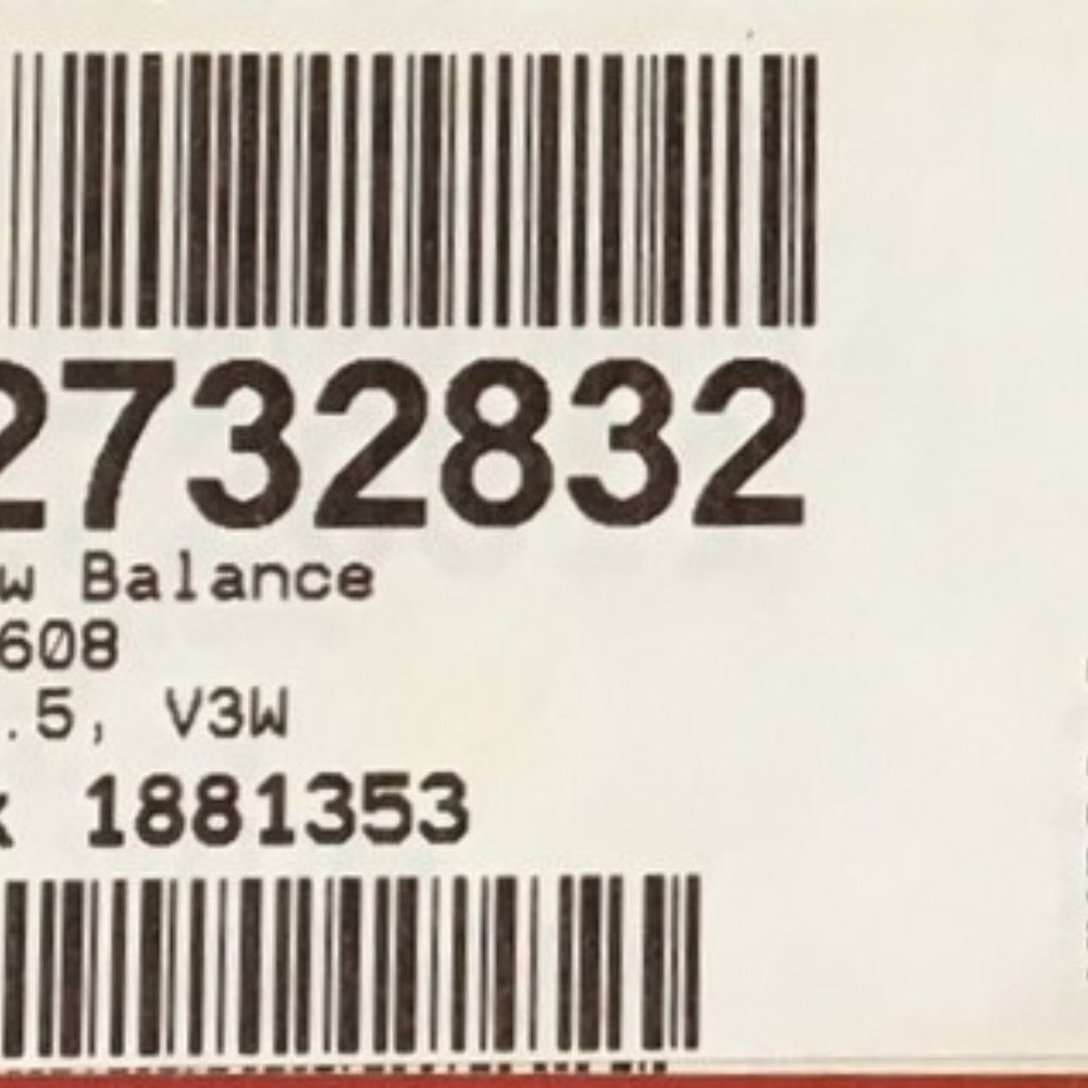 New Balance White Navy Athletic Sneakers - Picture 9 of 9